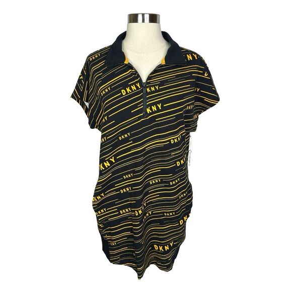DKNY Sport Meteorite Logo Print Athletic Dress - Size XS - Picture 2 of 6